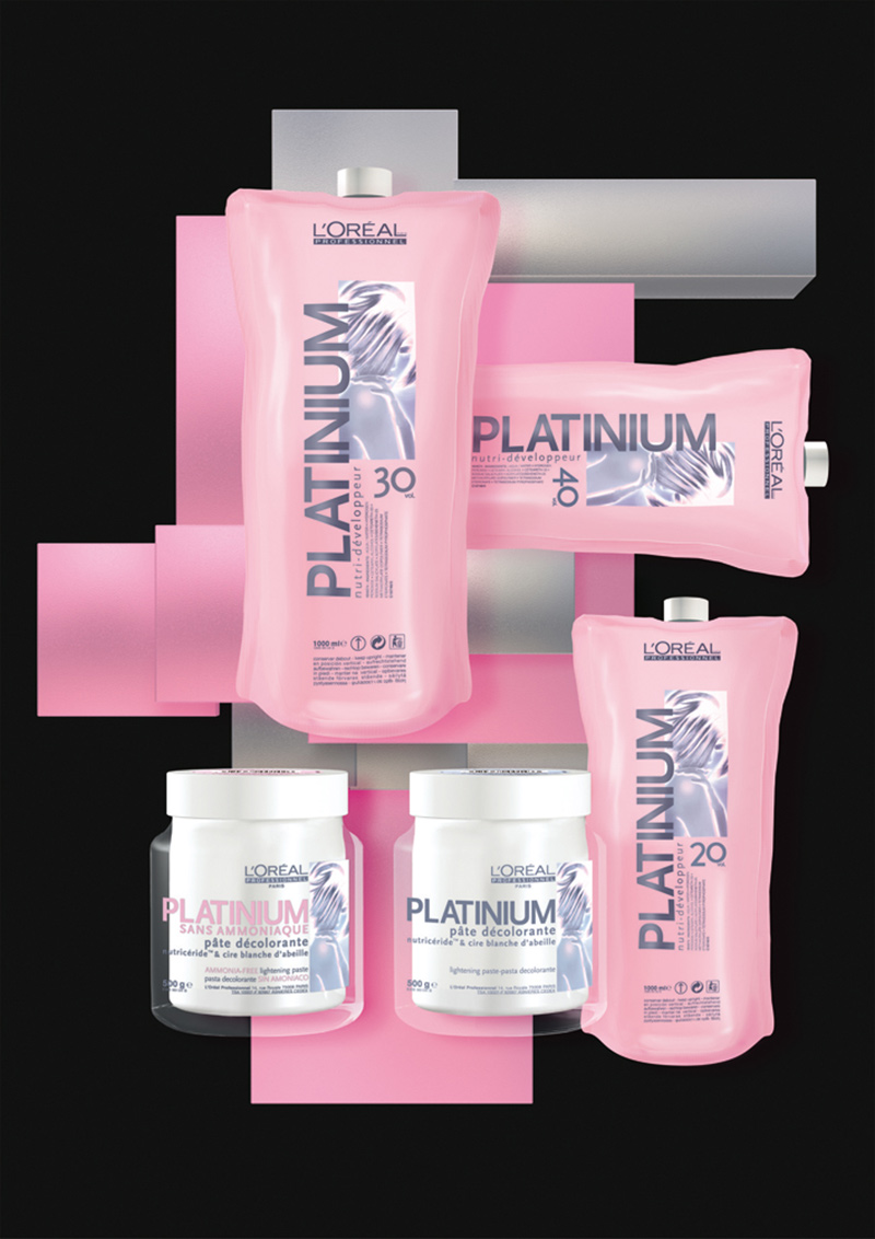 L'Oréal Professionnel Platinium packaging